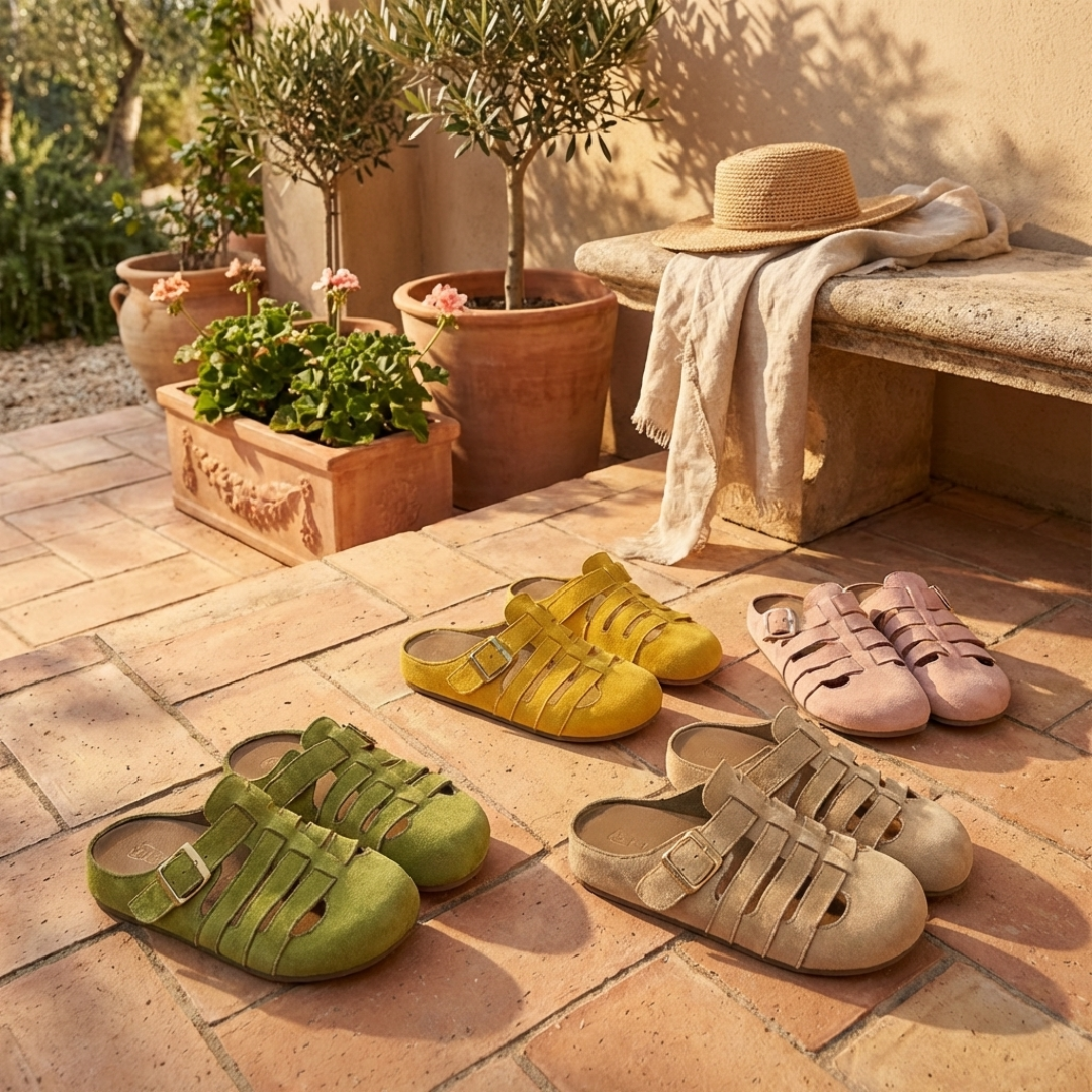 Nathalie | Sandalias Mule de Confort Sin Talón