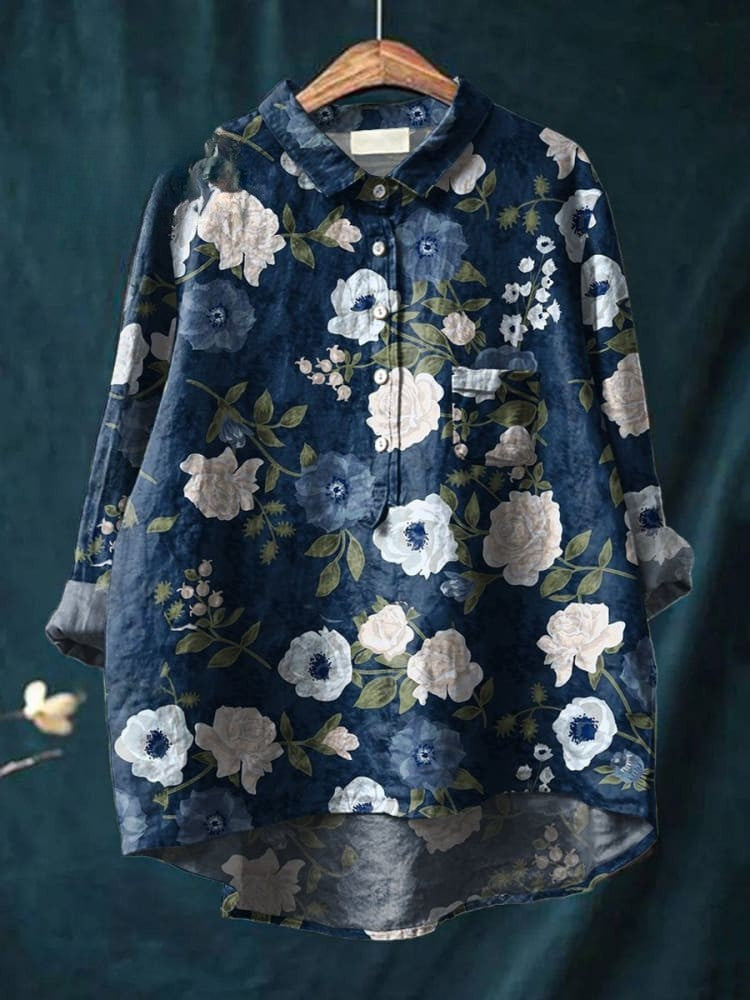 Charlotte | Camisa Floral Elegante