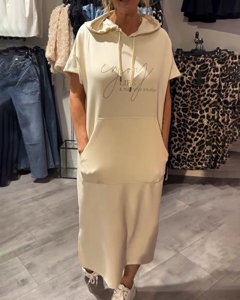 Audrey | Vestido Casual con Capucha