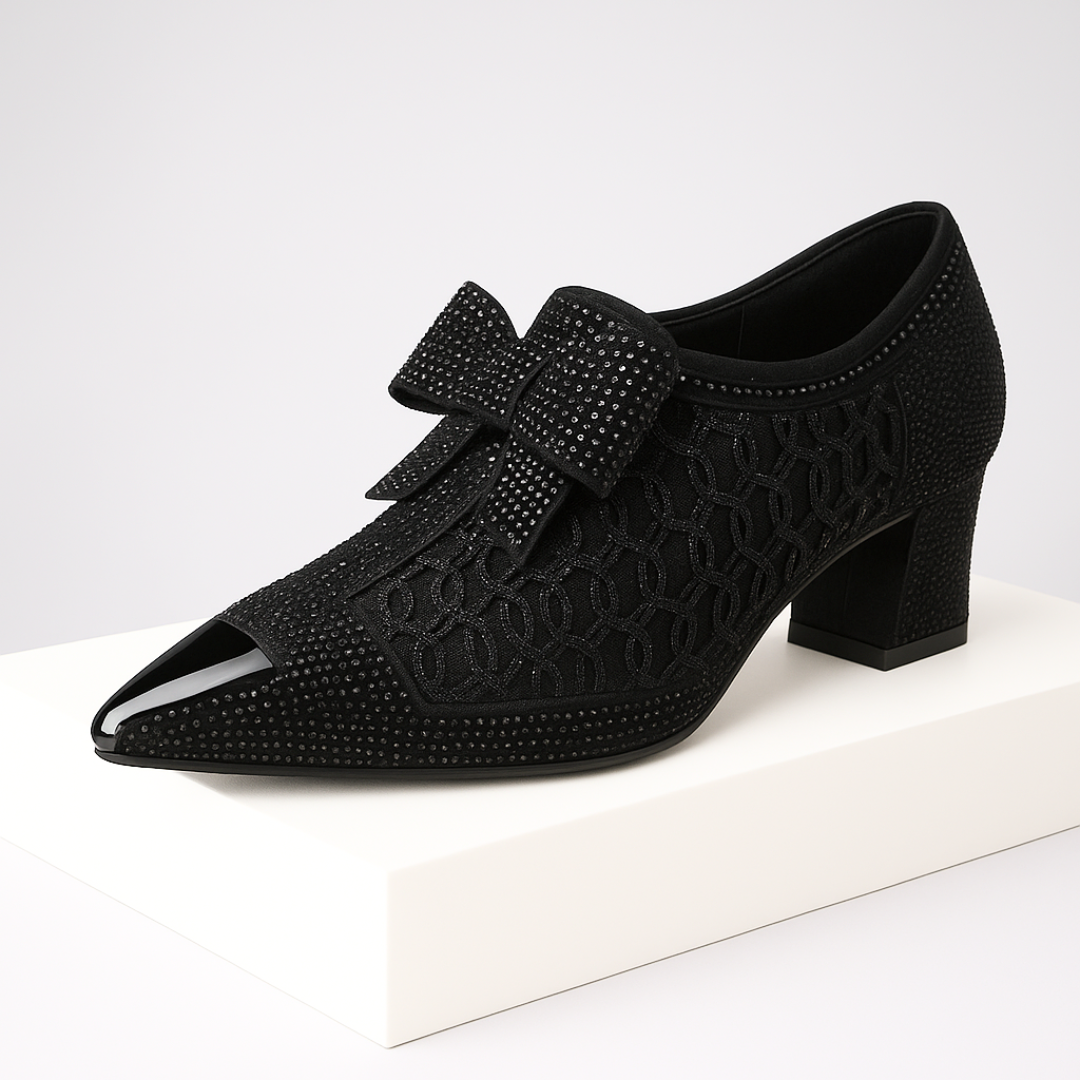 Zapatos de Tacón Vivienne con Lazo