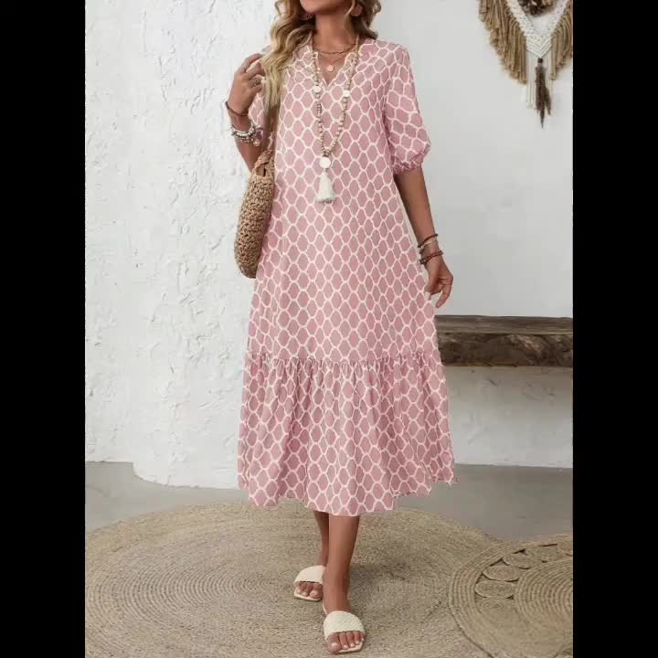Gabriella - Vestido verano Casual para y Escote en V