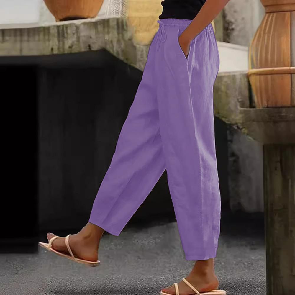 Ivy | Pantalones Casual de Lino y Algodón