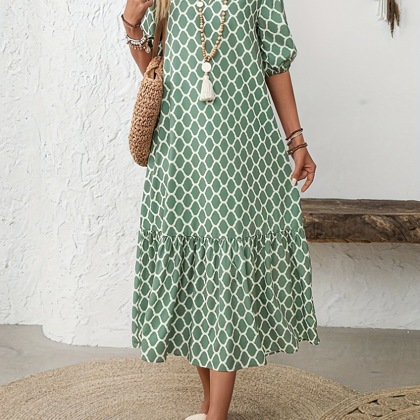 Gabriella - Vestido verano Casual para y Escote en V