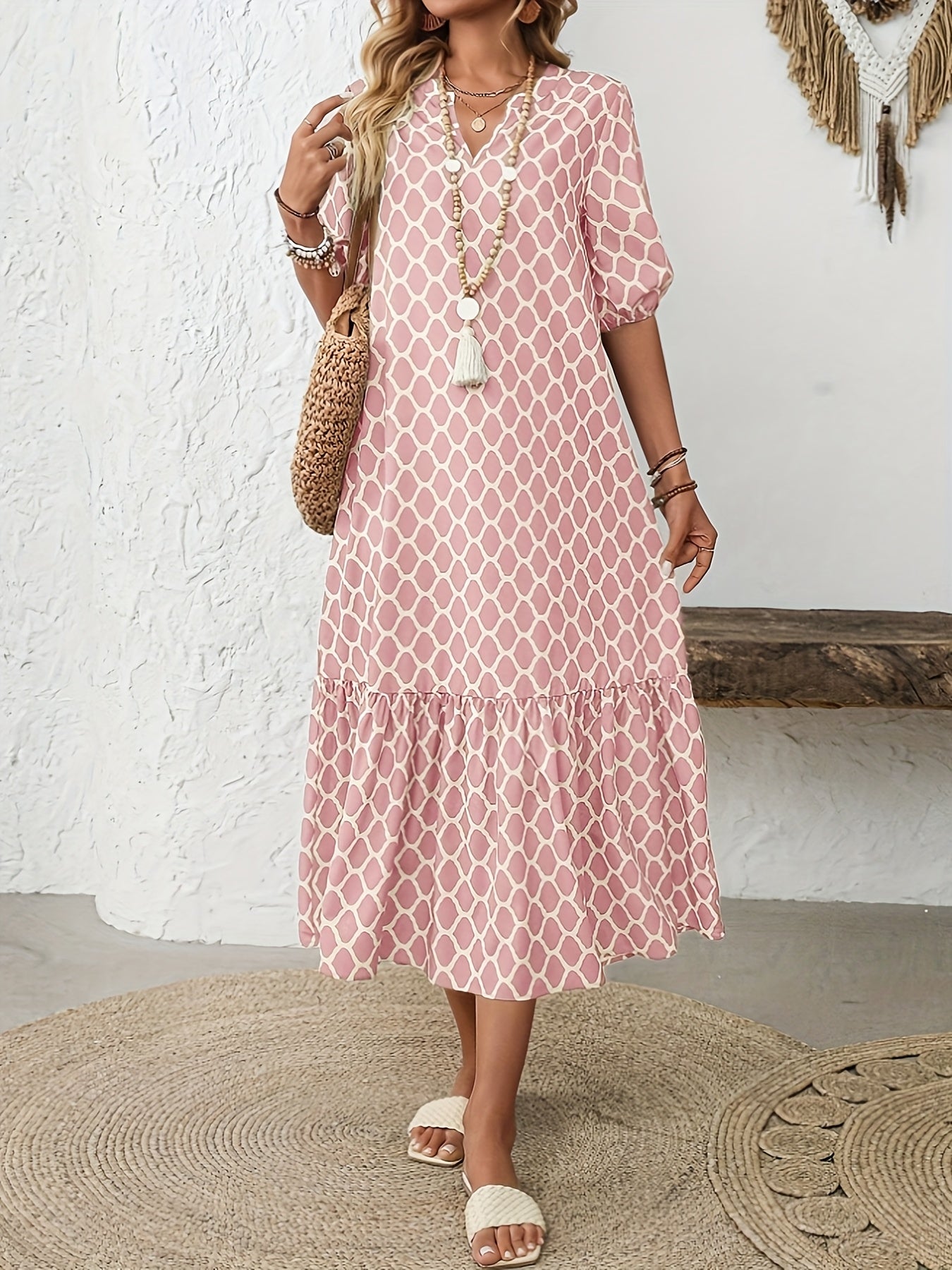 Gabriella - Vestido verano Casual para y Escote en V