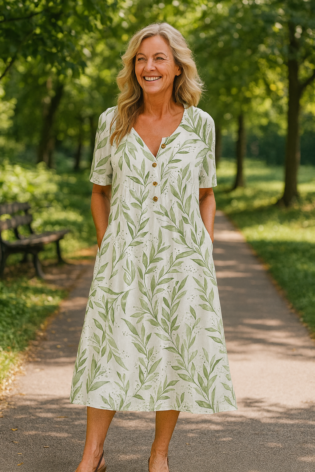 Anisha | Vestido Midi Fresco