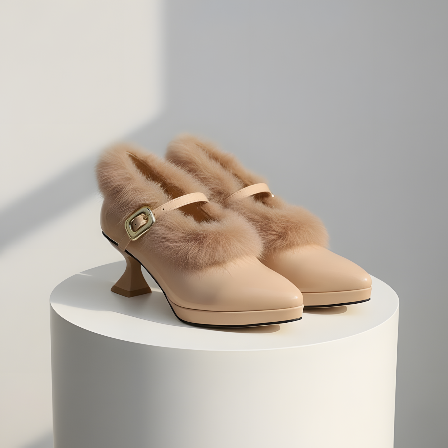 Tacones de Piel Velina