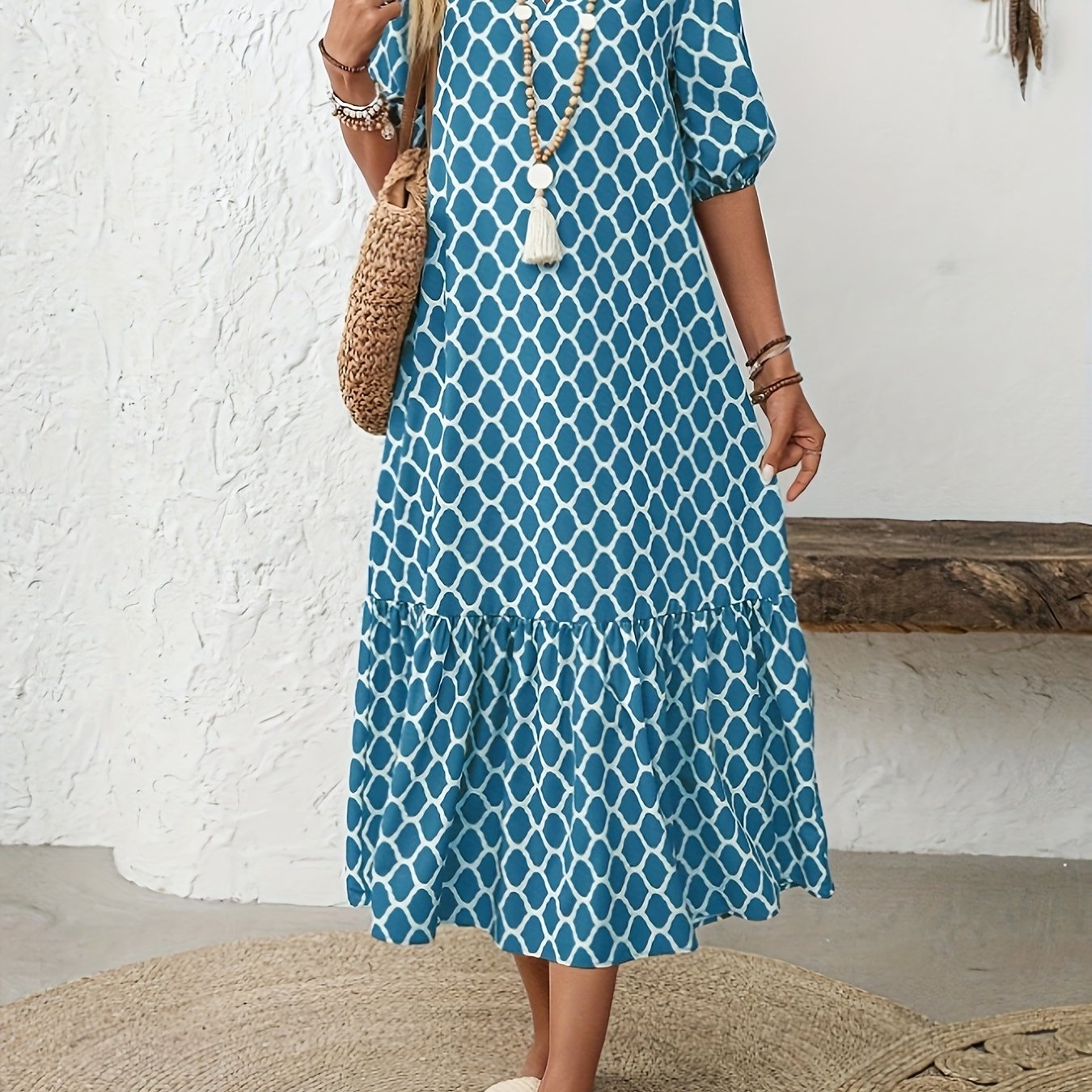 Gabriella - Vestido verano Casual para y Escote en V