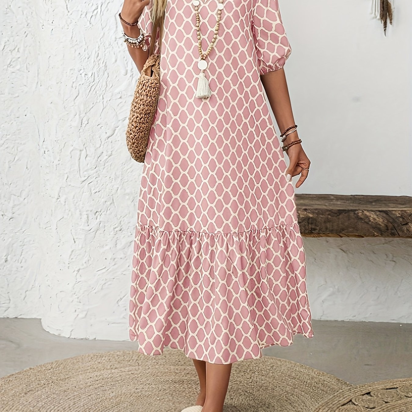 Gabriella - Vestido verano Casual para y Escote en V