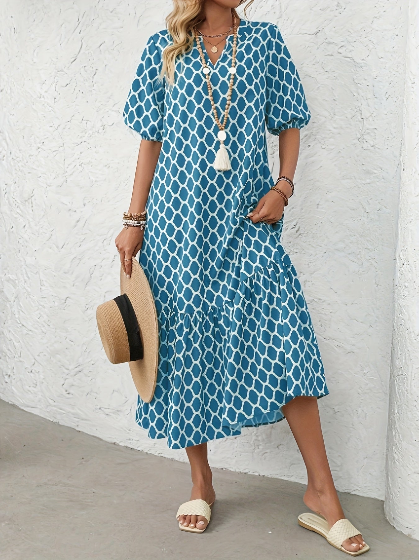Gabriella - Vestido verano Casual para y Escote en V