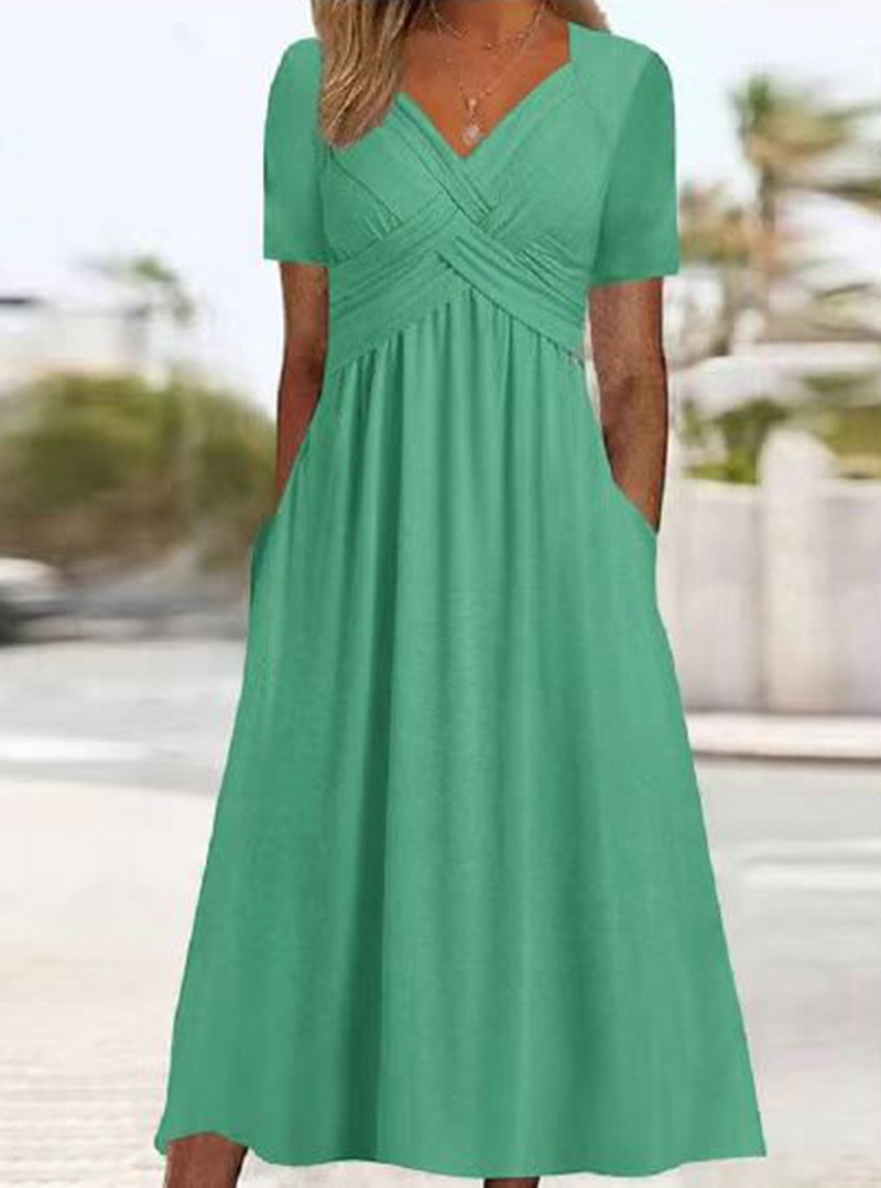 Mona | Vestido Maxi Que Favorece la Figura con Bolsillos