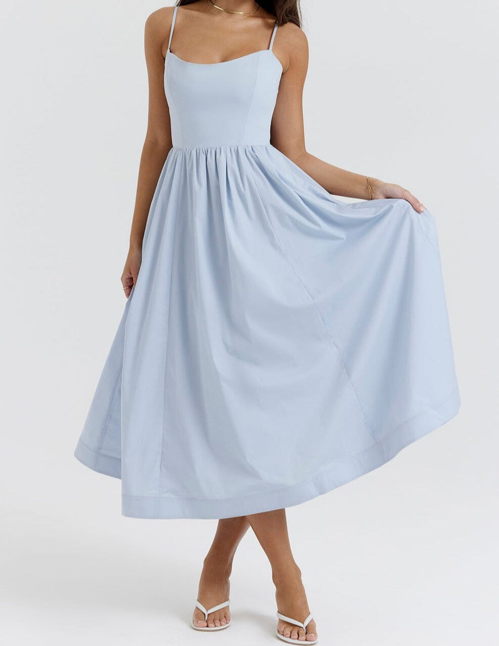 Paige | Vestido Elegante con Detalles de Falda