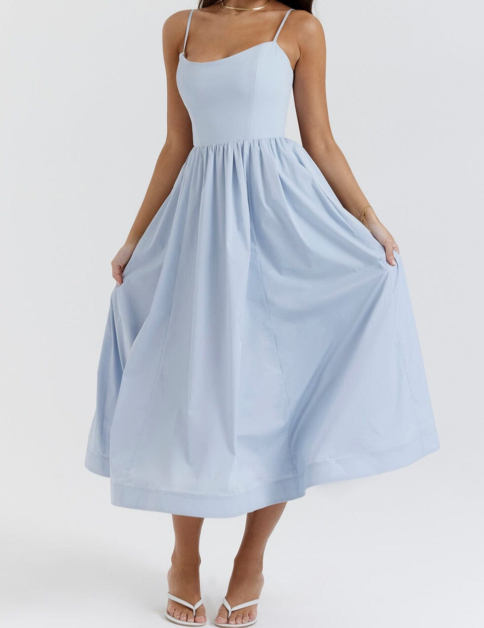 Paige | Vestido Elegante con Detalles de Falda