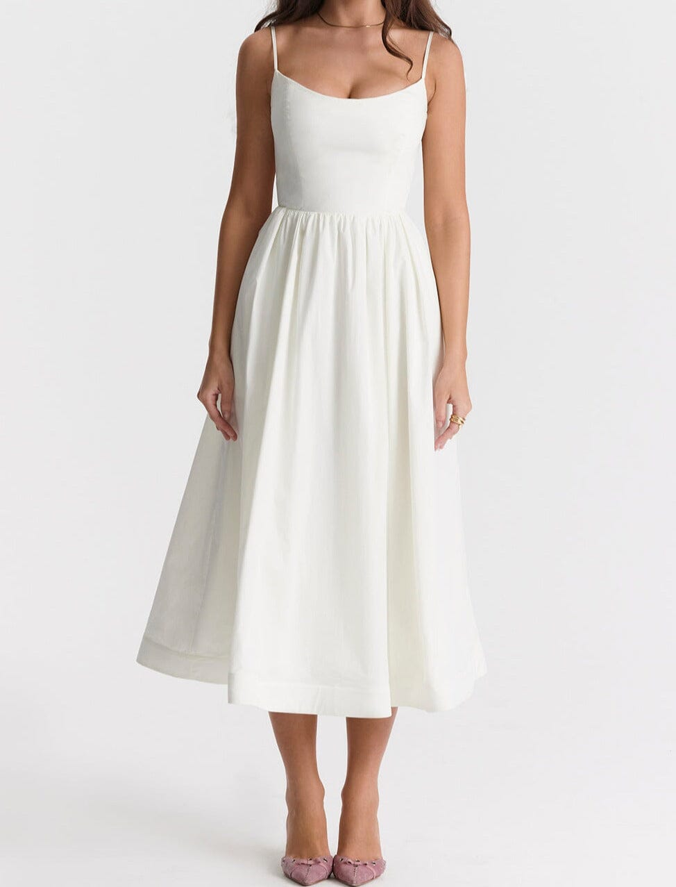 Paige | Vestido Elegante con Detalles de Falda