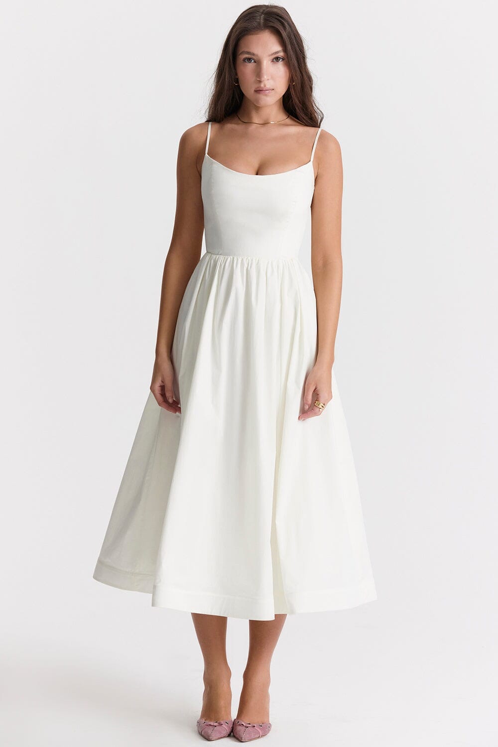 Paige | Vestido Elegante con Detalles de Falda