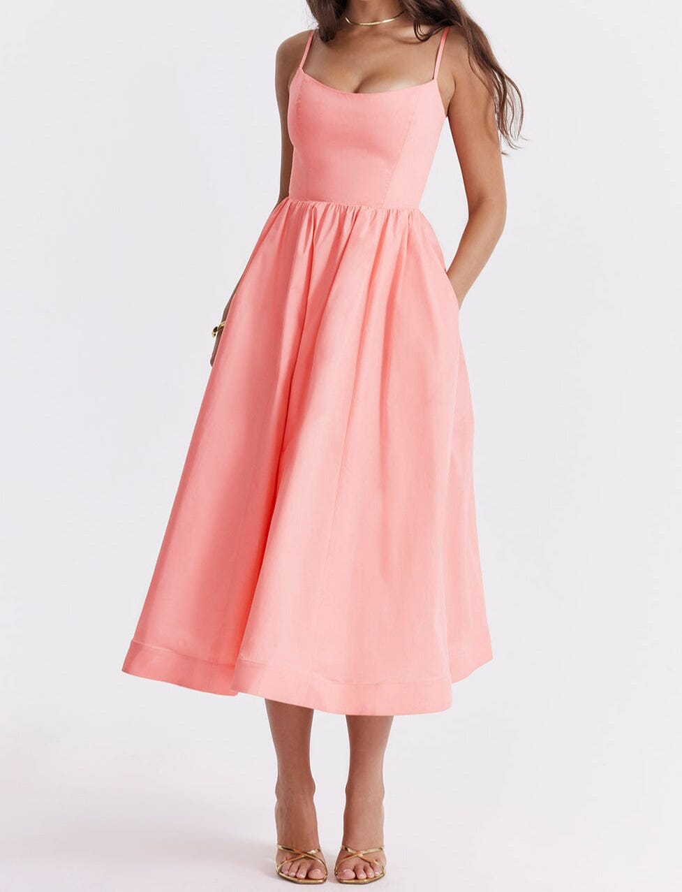 Paige | Vestido Elegante con Detalles de Falda