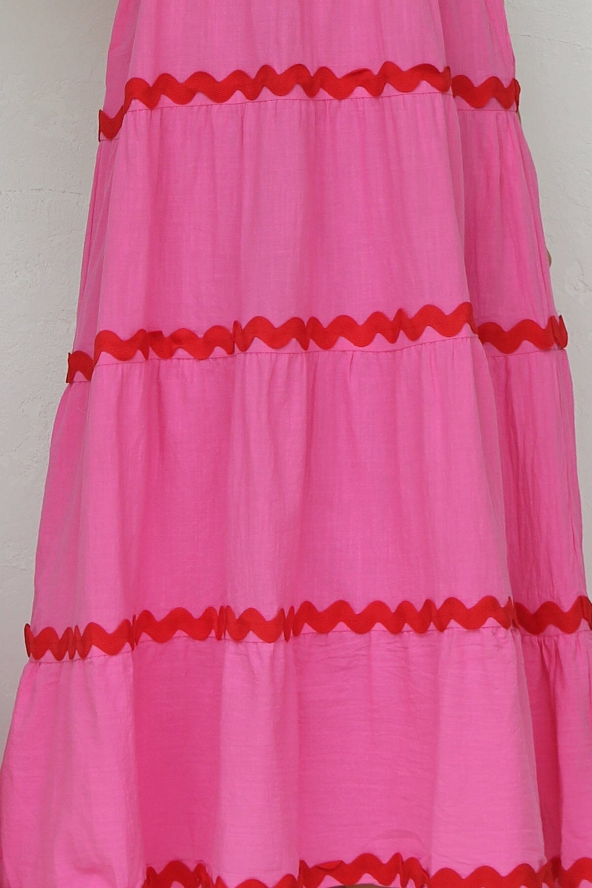 Hannah | Vestido Midi Rosa