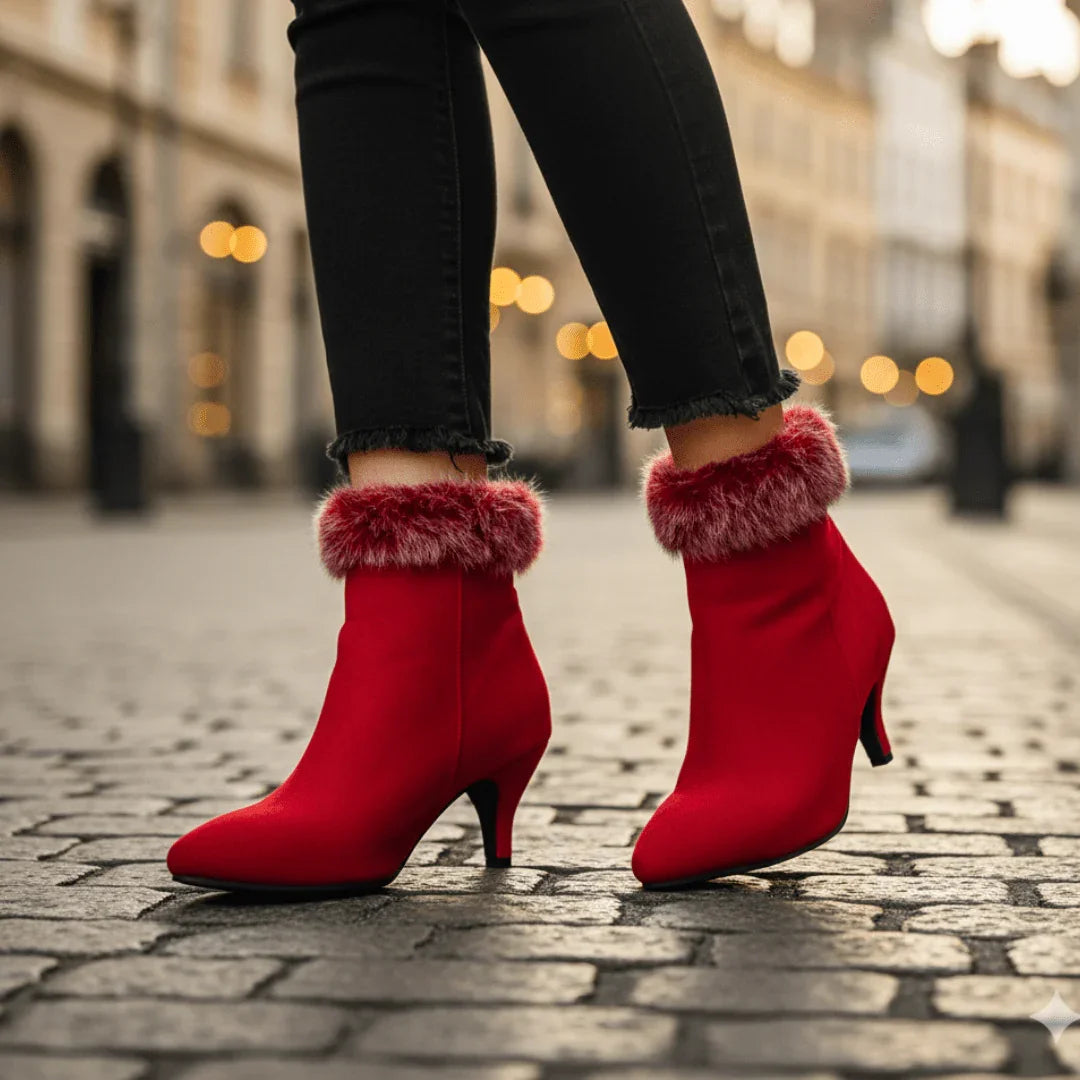 Botas de Piel de Piel Sintética Aurora