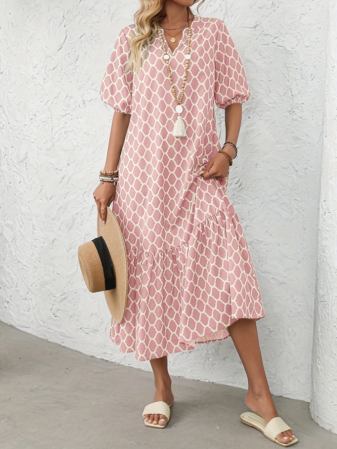 Gabriella - Vestido verano Casual para y Escote en V