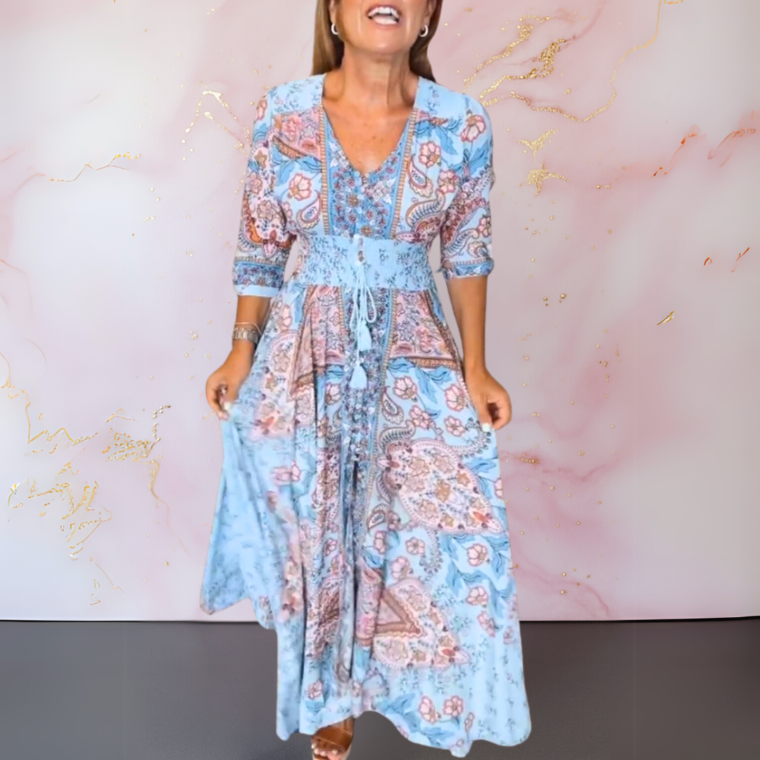 Calista | Elegante Vestido de Verano con Escote en V