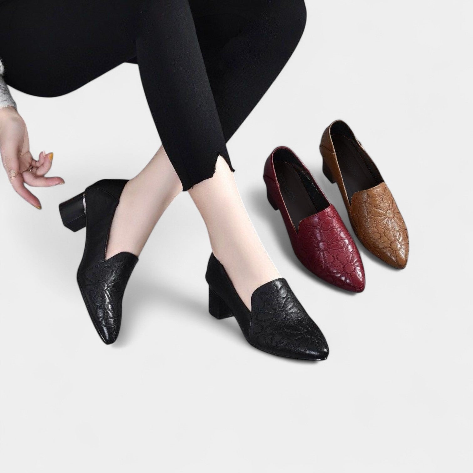 Olene – Zapatos con bordado
