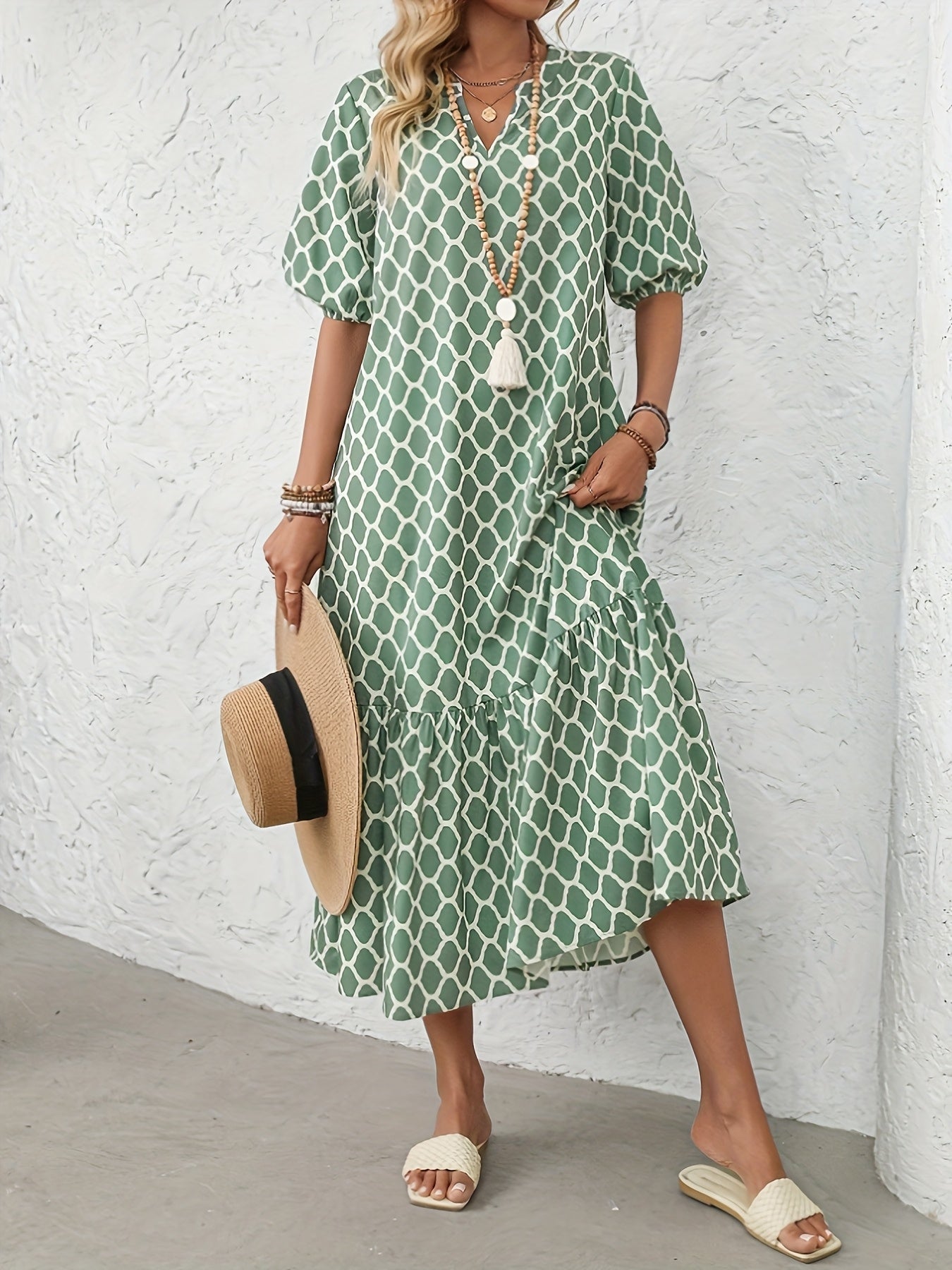 Gabriella - Vestido verano Casual para y Escote en V