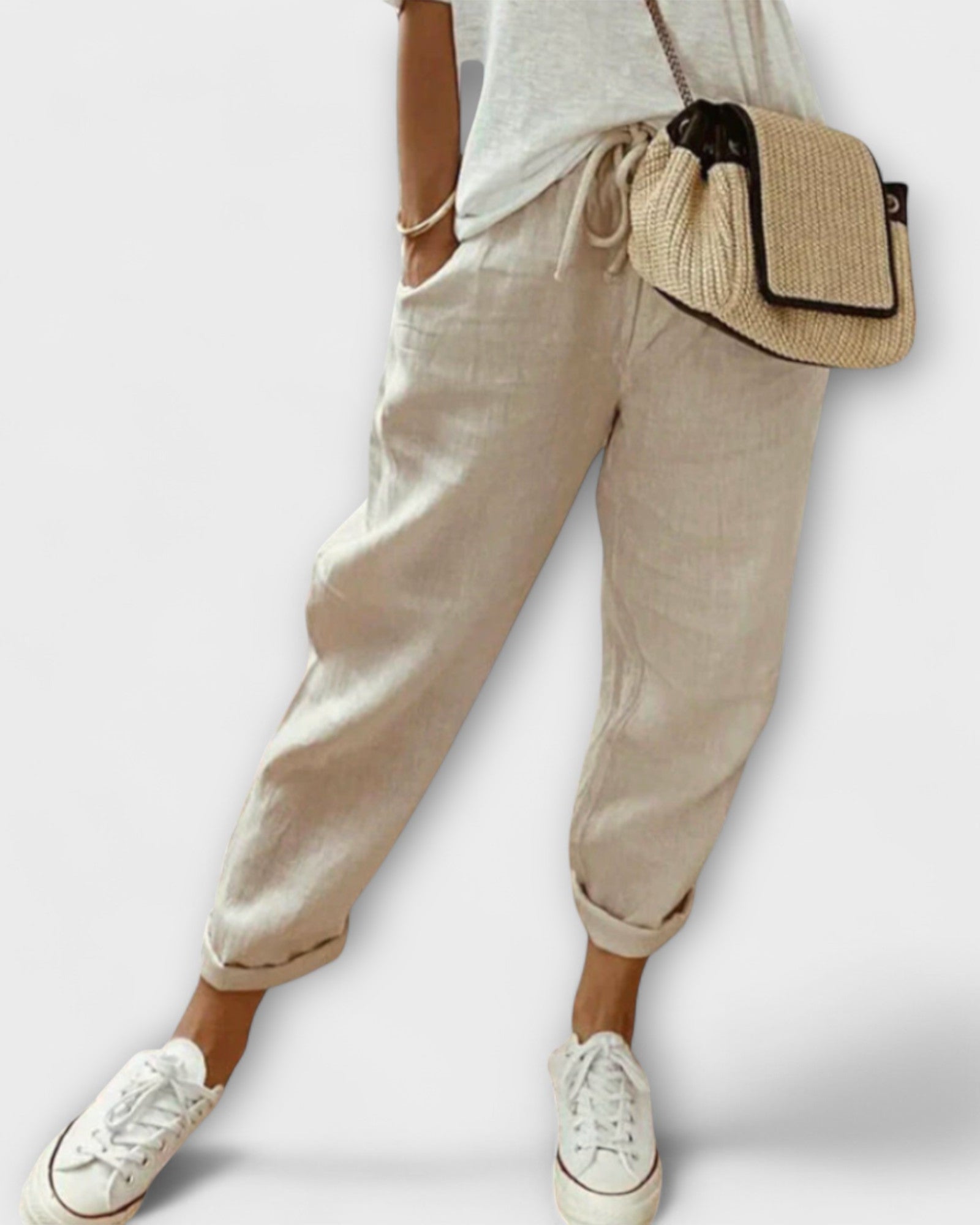 Luxe | Pantalones de Lino Elegantes