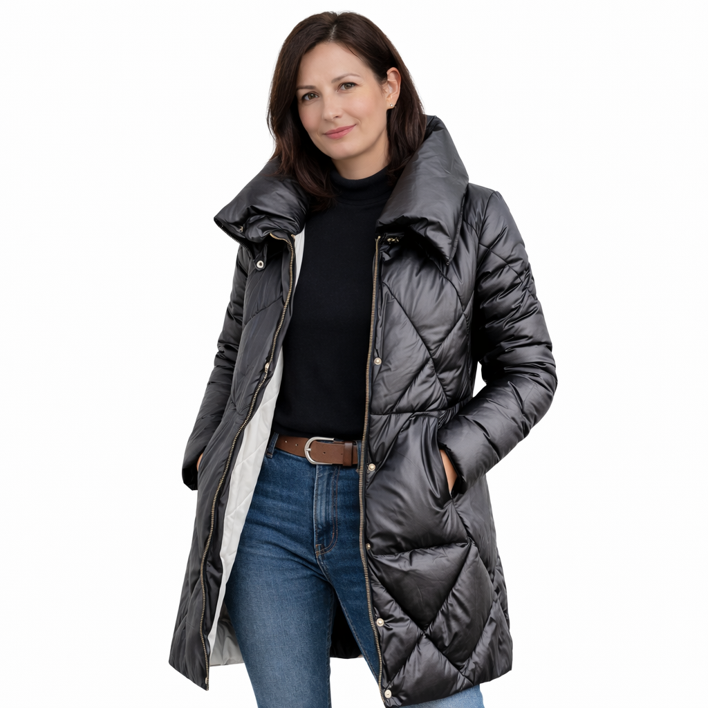 Aurelia | Abrigo Largo de Invierno Cortaviento y Resistente al Agua