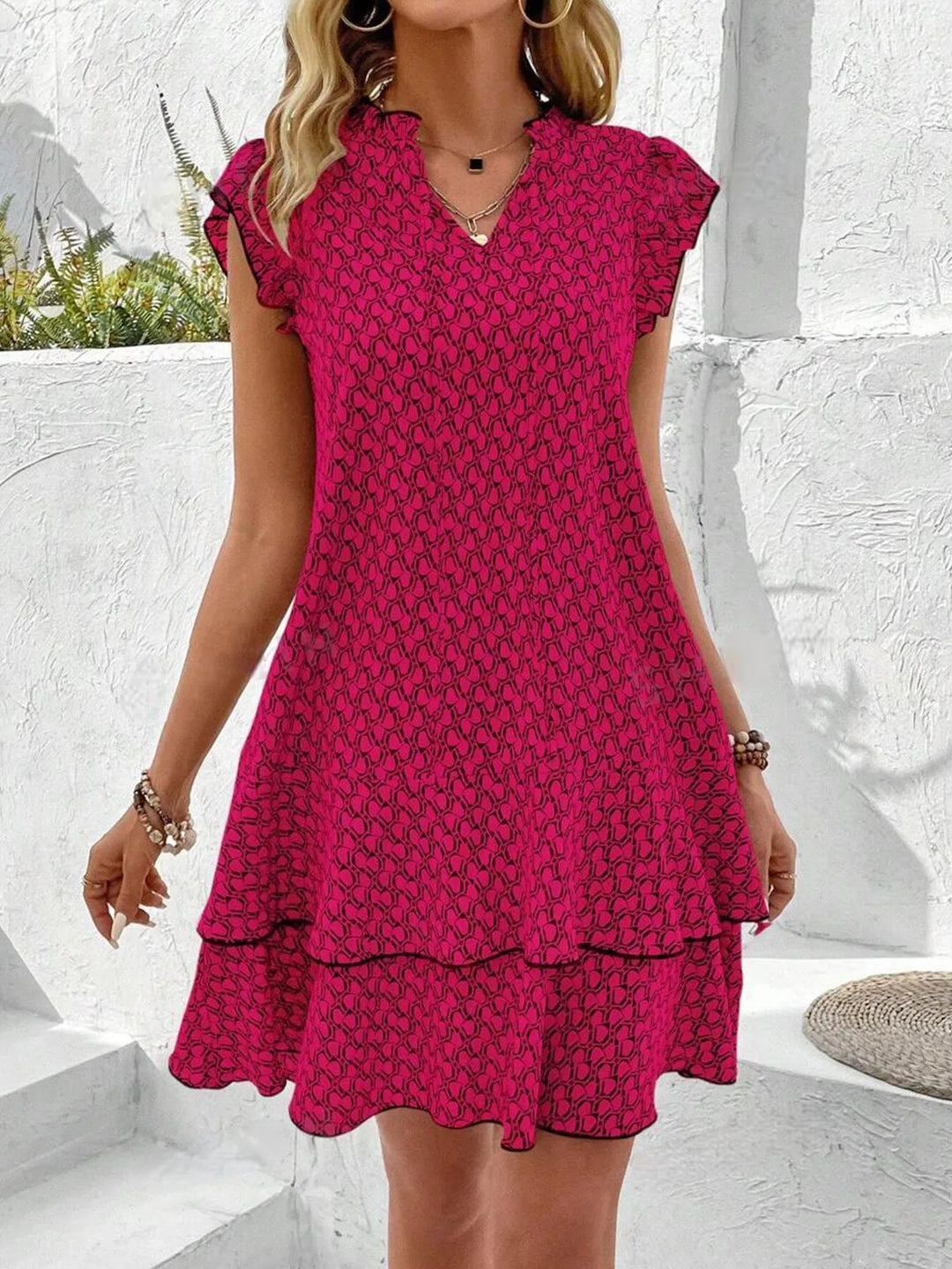 Evelyn | Vestido Floral Elegante con Cobertura para el Abdomen