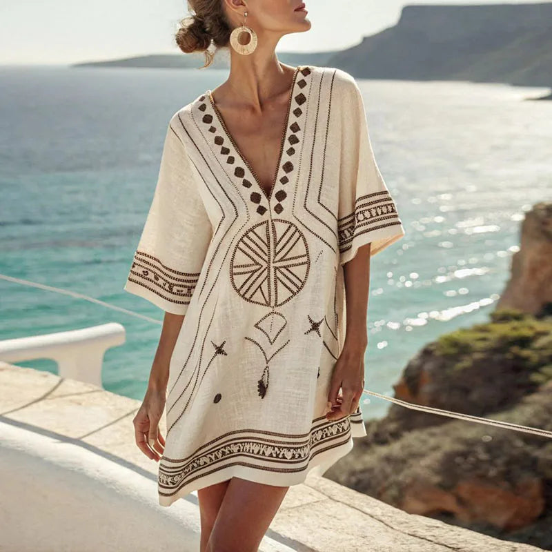 Danique - Vestido de Playa Elegante para un Look Veraniego con Estilo