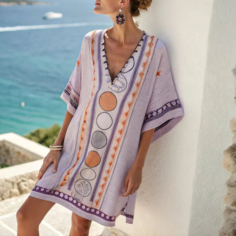 Esmee - Vestido de Playa Elegante y Cómodo para un Estilo Playero Sin Esfuerzo