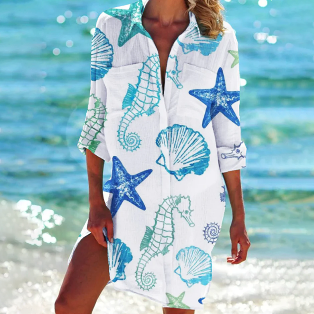 Valerie | Vestido Camiseta Tie-Dye Vibrante