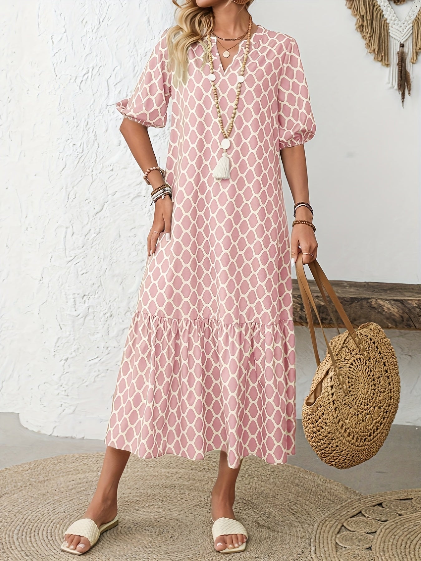 Gabriella - Vestido verano Casual para y Escote en V