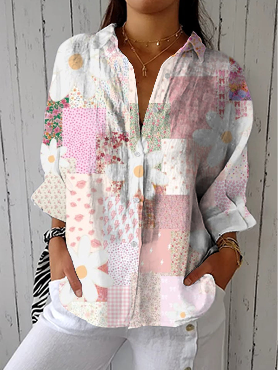 Fanny | Blusa de Margarita Patchwork