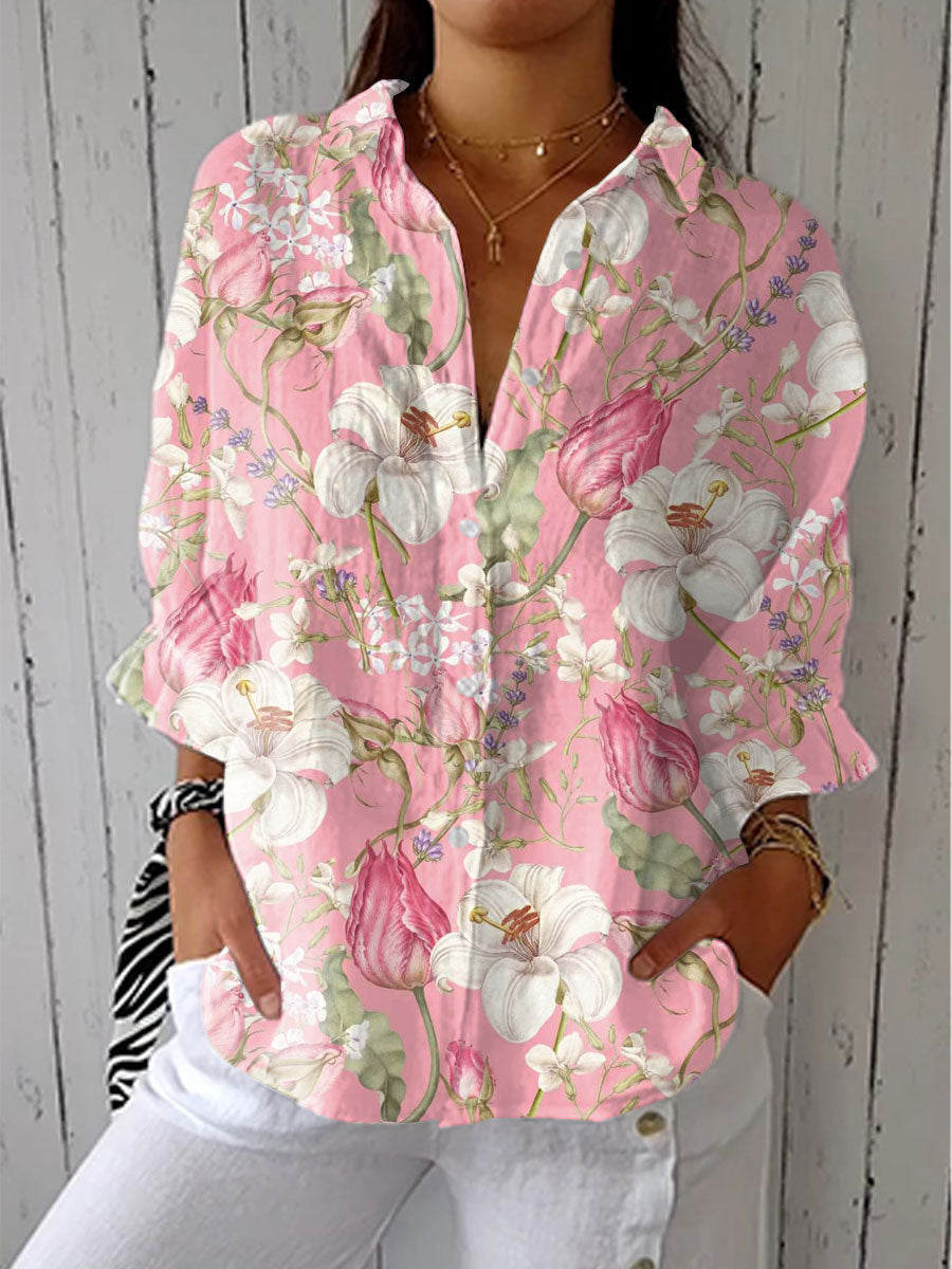 Frances | Blusa Elegante con Flores