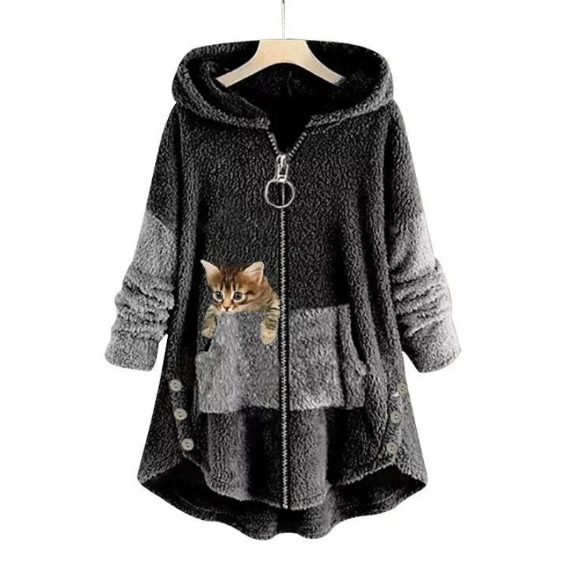 Vanda | Chaqueta cálida y suave, tan abrazable como un oso de peluche