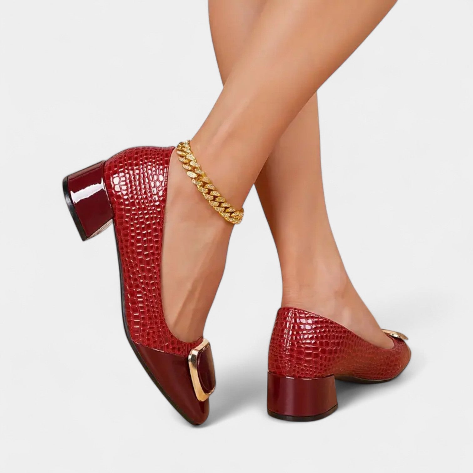 Sabina – Zapatos elegantes de tacón bloque