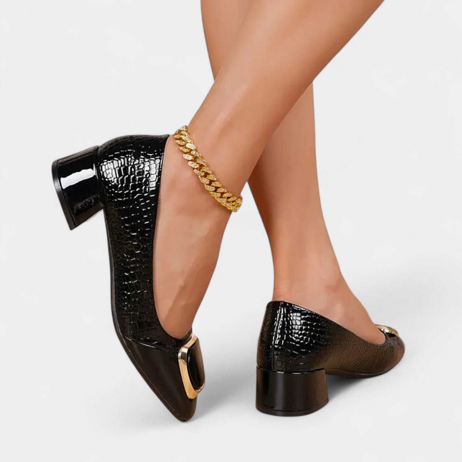 Sabina – Zapatos elegantes de tacón bloque