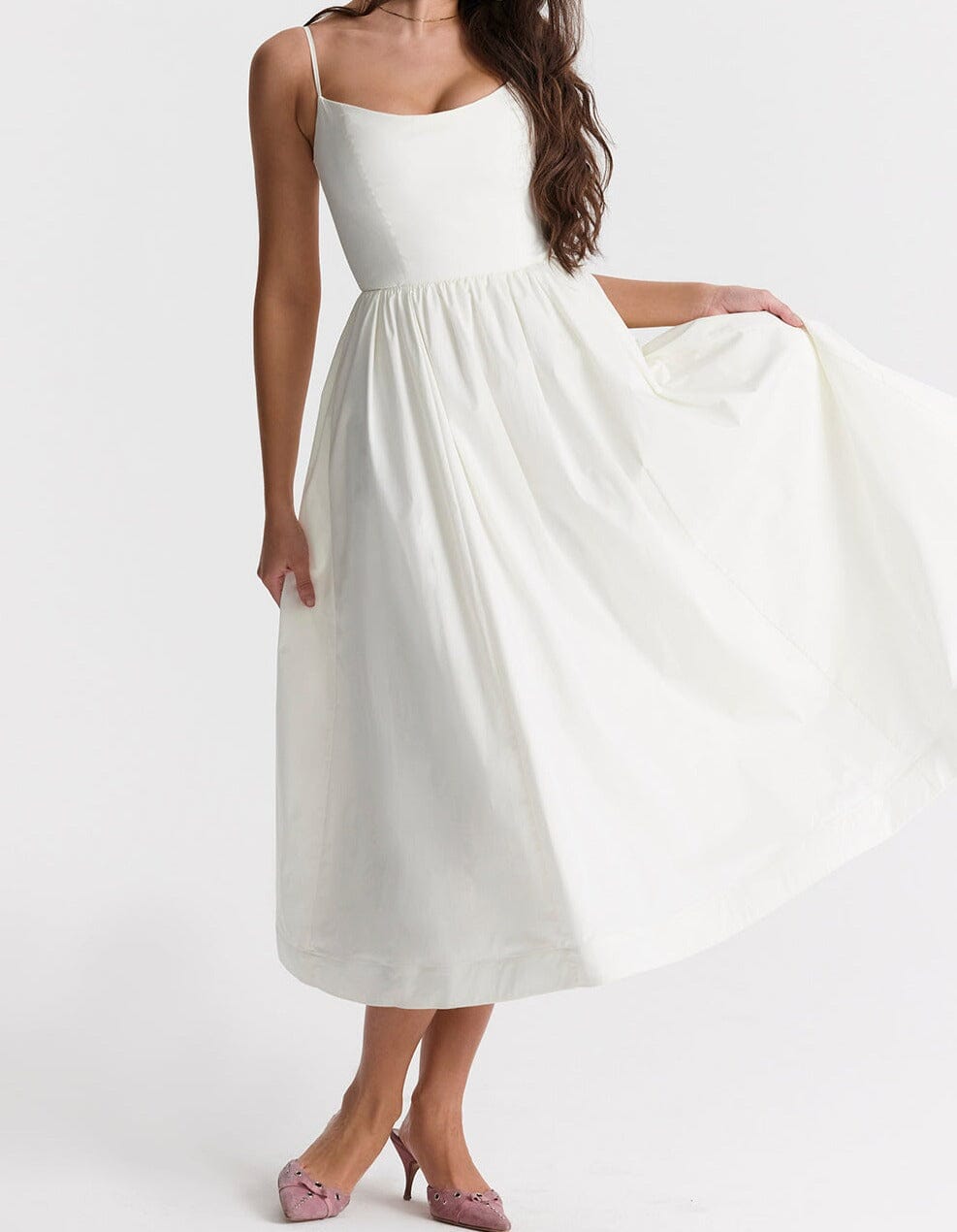 Paige | Vestido Elegante con Detalles de Falda