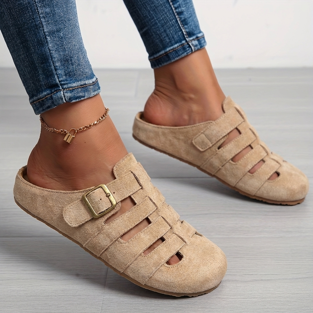 Nathalie | Sandalias Mule de Confort Sin Talón