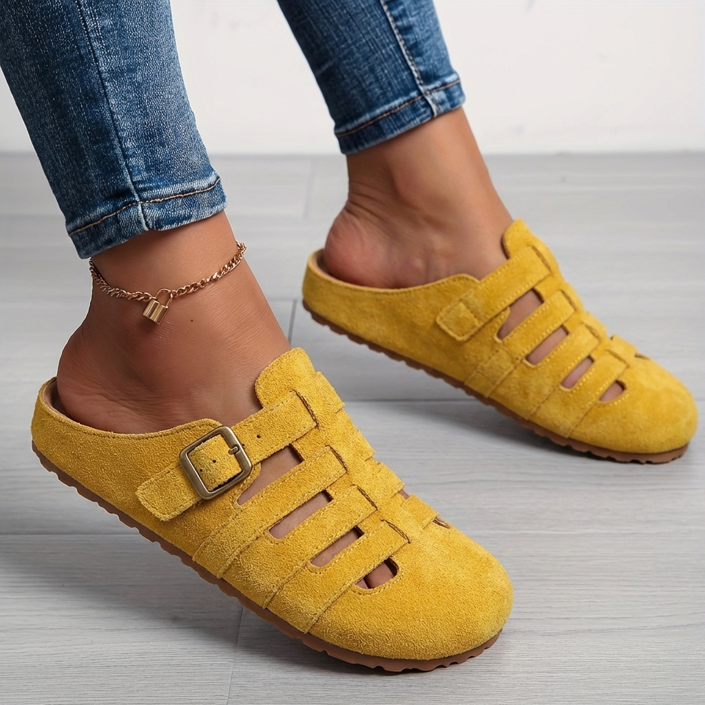 Nathalie | Sandalias Mule de Confort Sin Talón